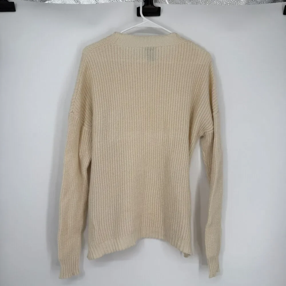 Van Kukil Pure Cashmere Sweater Knit Kashmir Chunky Capsule Quiet Luxury Size XS - Picture 8 of 11